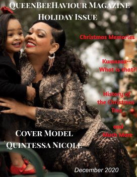 QueenBeeHaviour Magazine holiday edition book cover