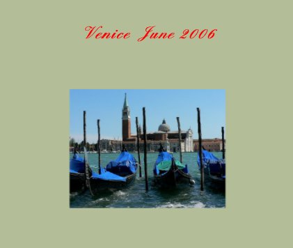 Venice  June 2006 book cover