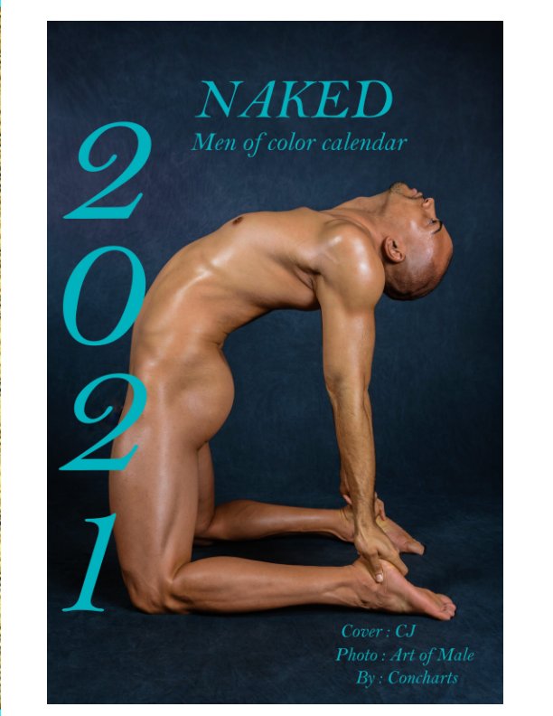 Visualizza 2021 Naked Men of Color calendar di Concharts
