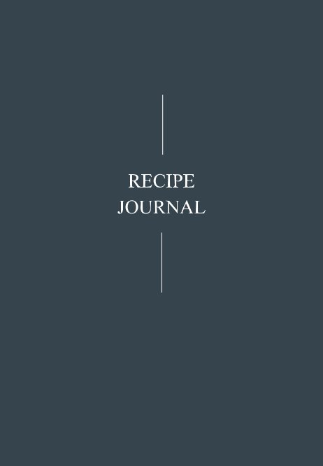 View Recipe Journal by BCHC