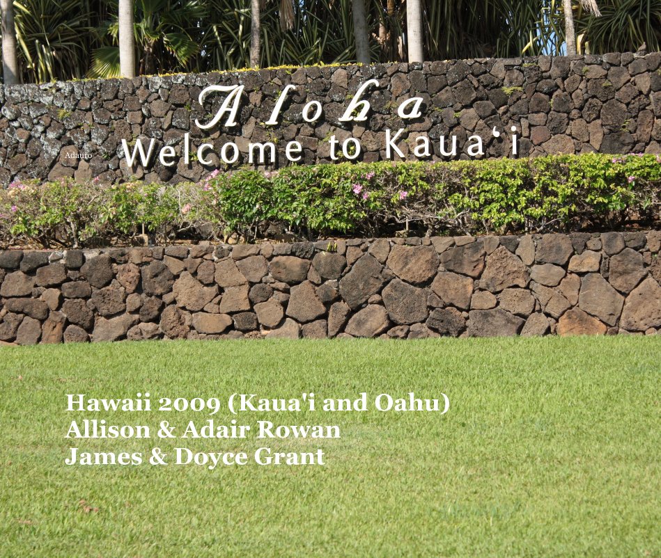 View Hawaii 2009 (Kaua'i and Oahu) Allison & Adair Rowan James & Doyce Grant by Adauro