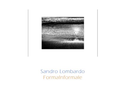 Sandro Lombardo FormaInformale book cover