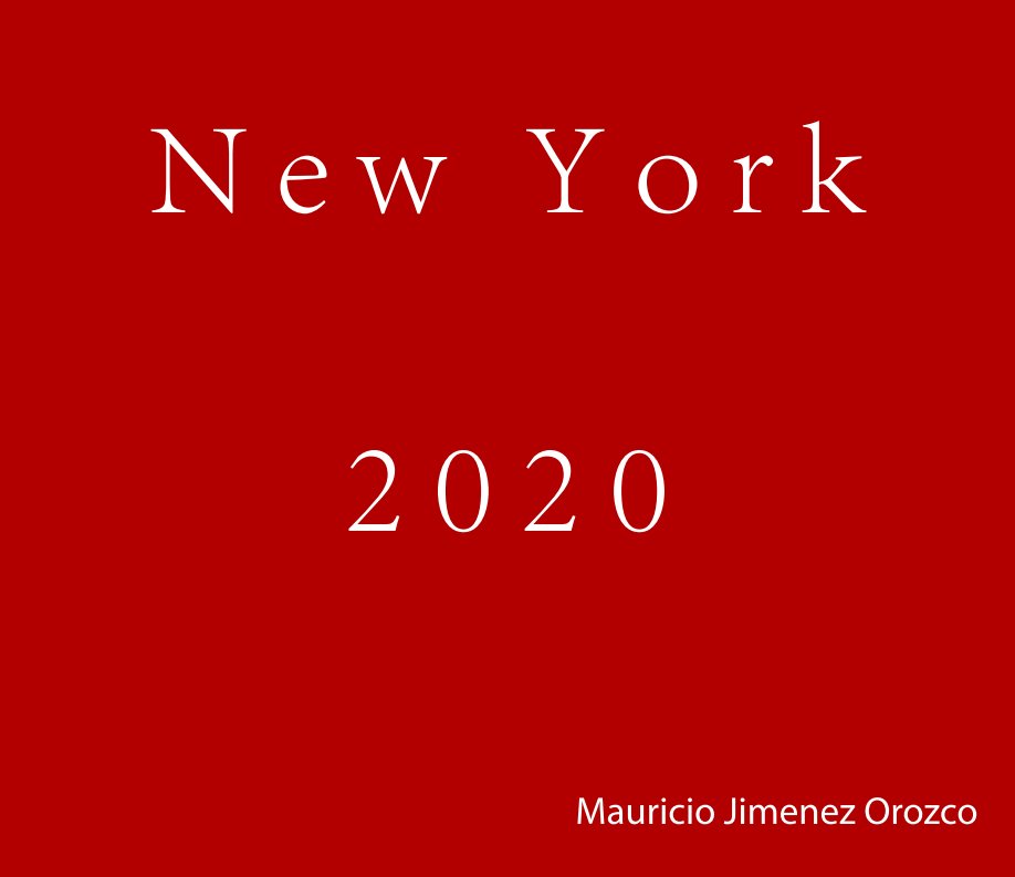 Visualizza New York 2020 di Mauricio Jimenez Orozco