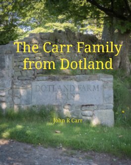 The Carr Family from Dotland book cover