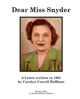 Dear Miss Snyder book cover