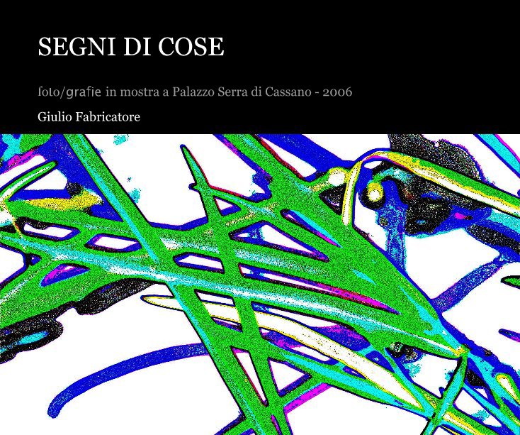 View SEGNI DI COSE by Giulio Fabricatore