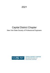 Capital District Chapter of the New York State Society of Professional Engineers book cover