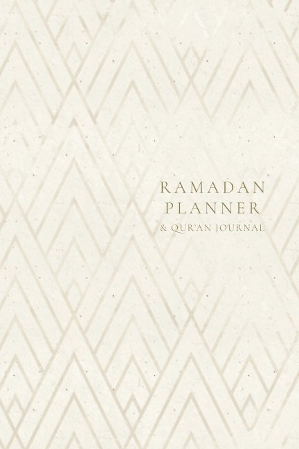 View Ramadan Planner with Integrated Qur'an Journal: Gold Geometric by Reyhana Ismail