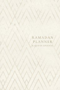 Ramadan Planner with Integrated Qur'an Journal: Gold Geometric book cover