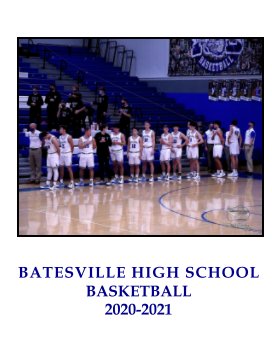 Batesville High School Basketball 2020-21 book cover