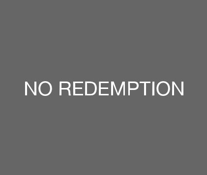 No Redemption book cover