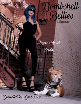 Bombshell Betties Magazine Pinups and Pets March 2021 book cover