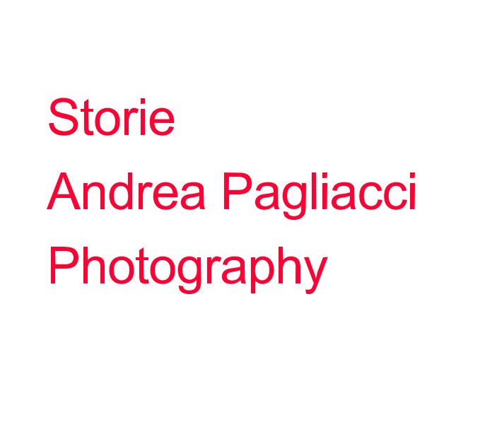 Storie nach Andrea Pagliacci anzeigen