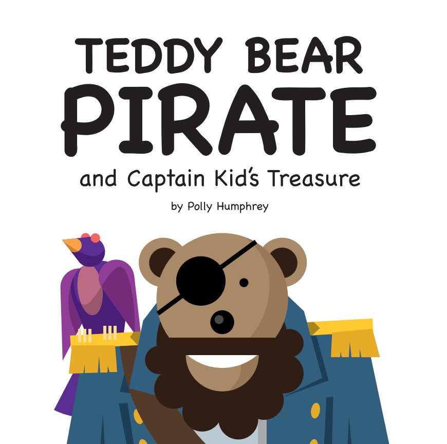 View Teddy Bear Pirate  (Large, 12x12") by Polly Humphrey