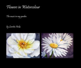 Flowers in Watercolour book cover