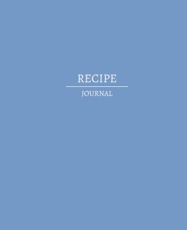 Recipe Journal book cover
