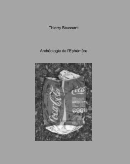 Archéologie de l'Ephémère book cover