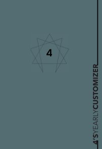 Enneagram 4 YEARLY CUSTOMIZER Planner book cover
