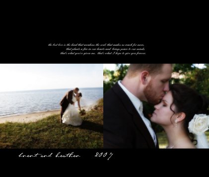 brent and heather 2007 : sager book cover