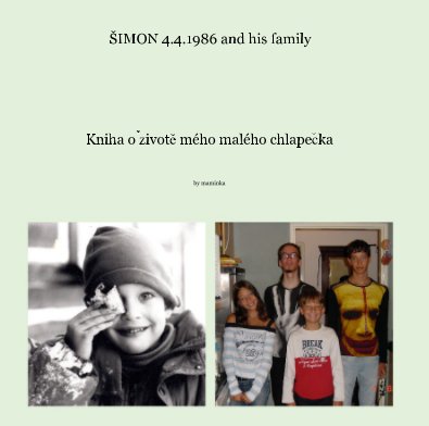 ŠIMON 4.4.1986 and his family book cover