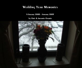 Wedding Year Memories book cover