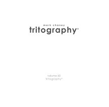 Mark Chaney Tritography Vol 60 Tritography book cover