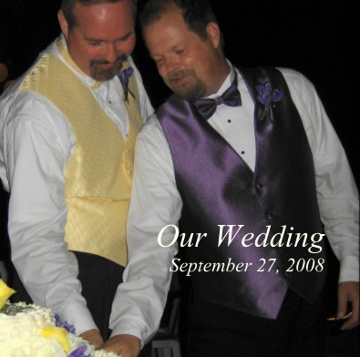 Our Wedding September 27, 2008 book cover