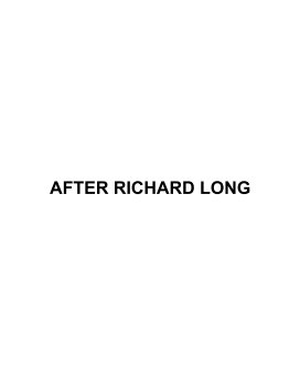 After Richard Long book cover