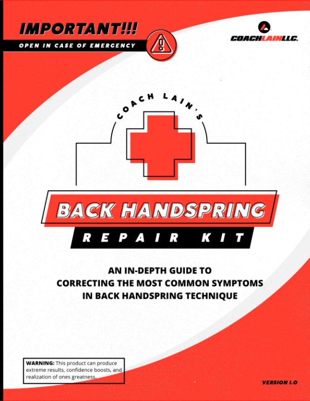 Ver Coach Lain's Back Handspring Repair Kit™ por Coach Lain Lee