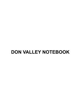 Don Valley Notebook book cover