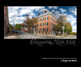 Panorama photos of Cazenovia, NY book cover