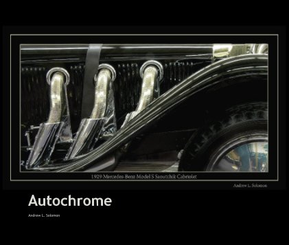 Autochrome book cover