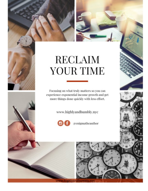 View Reclaim Your Time by Enigma the Author
