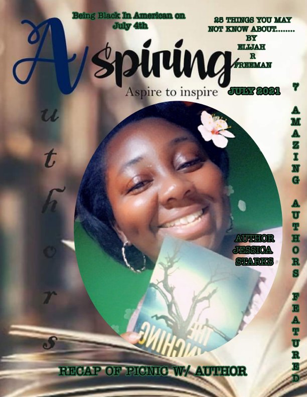View July Edition of AspiringAuthorsMagazine by ASPIRING AUTHORS MAG. STAFF