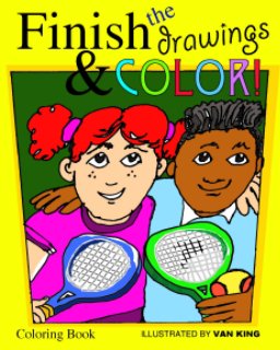 Finish the drawings and color! book cover
