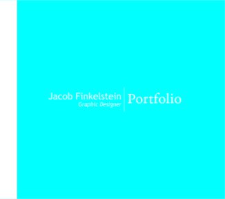 Jacob Finkelstein Graphic Designer | Portfolio book cover