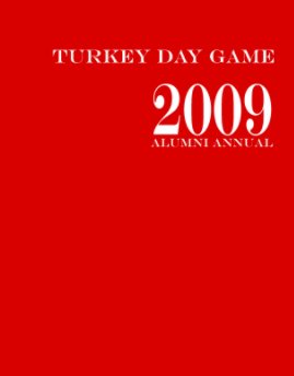 Turkey Day Game Alumni Annual 2009 hardcover book cover