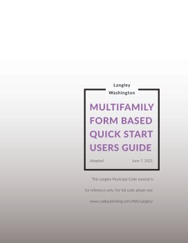 Langley Multi Family Infill Form Based Code Overlay book cover