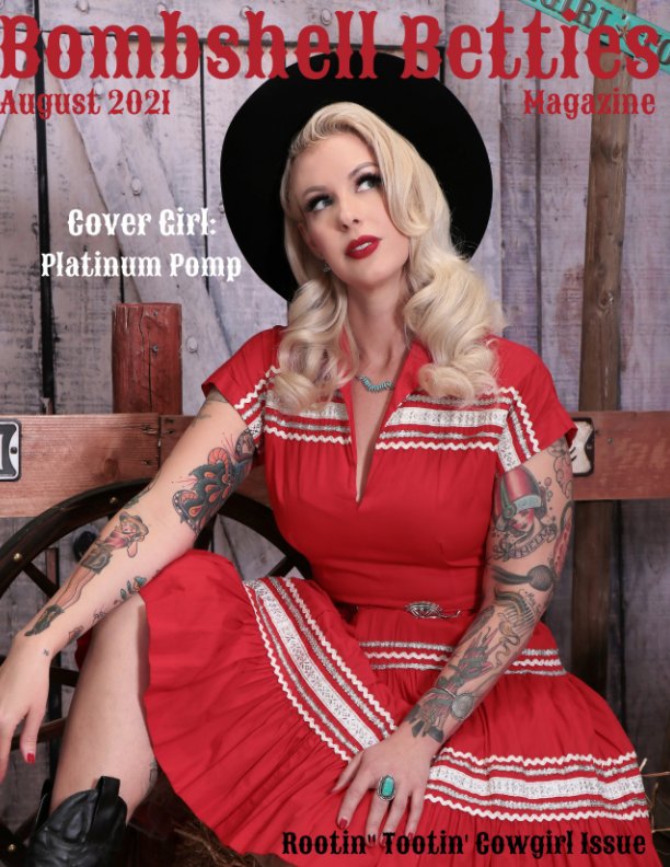 Bombshell Betties Magazine Rootin' Tootin' Cowgirl Issue nach Vivid Viviane anzeigen