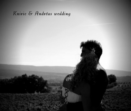 Knirie & Andreas wedding book cover