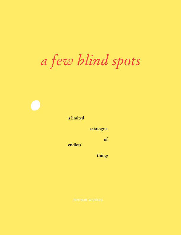 View a few blind spots by herman wouters