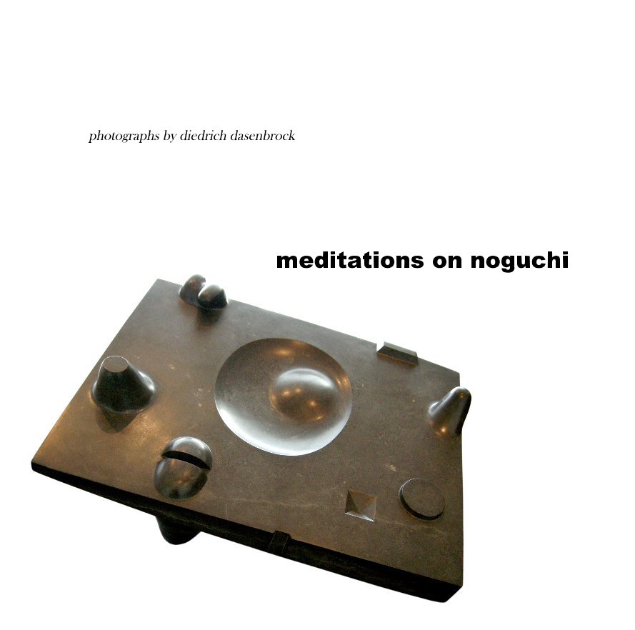 Ver meditations on noguchi por diedrich dasenbrock