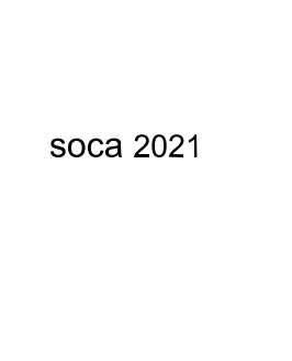 soca 2021 book cover