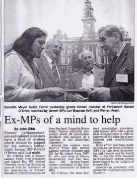 Former Members of Parliament book cover