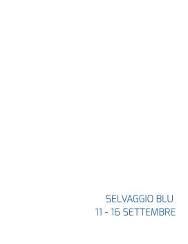 Selvaggio Blu 09.2021 book cover