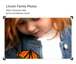 Lincoln Family Photos book cover