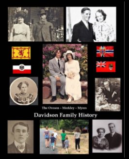The DAVIDSON Family History book cover