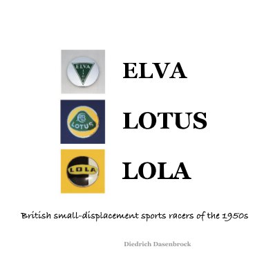 Elva Lotus Lola book cover