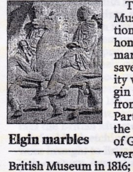 Elgin Marbles book cover