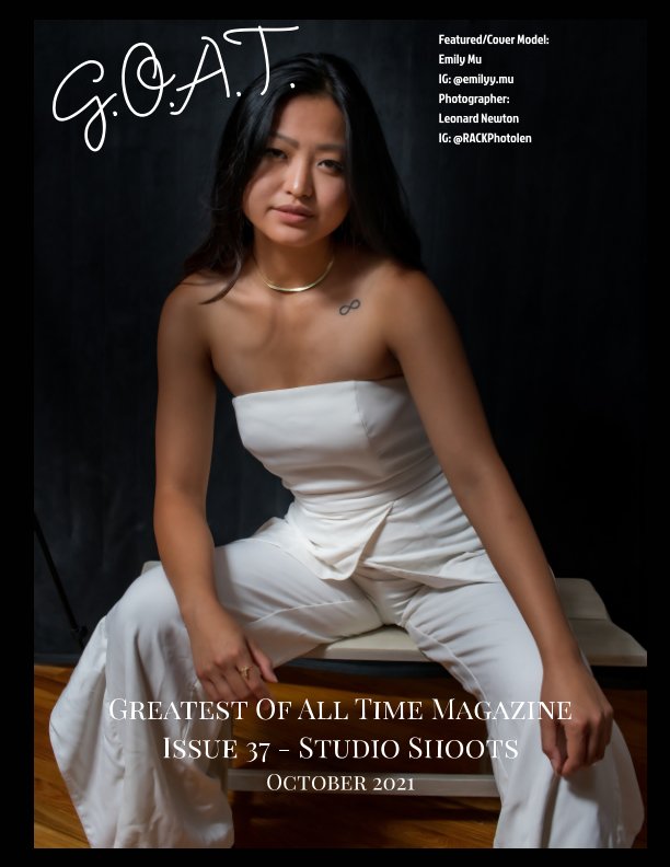 View GOAT Issue 37 Studio Shoots by Valerie Morrison